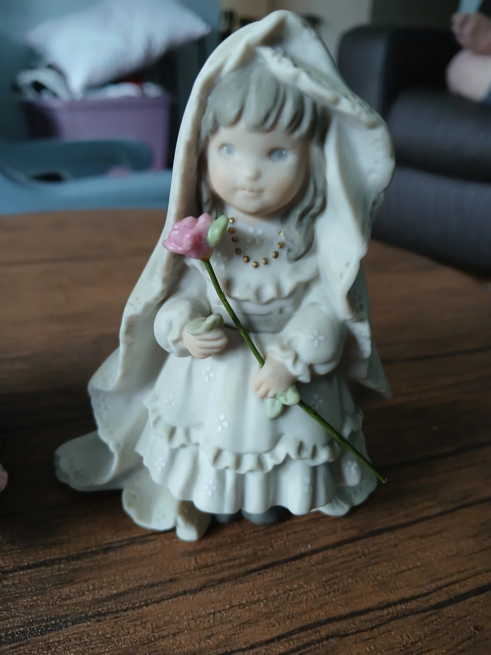 Enesco Promises of Love Wedding Bride & Groom Ceramic Figurines Set of 2